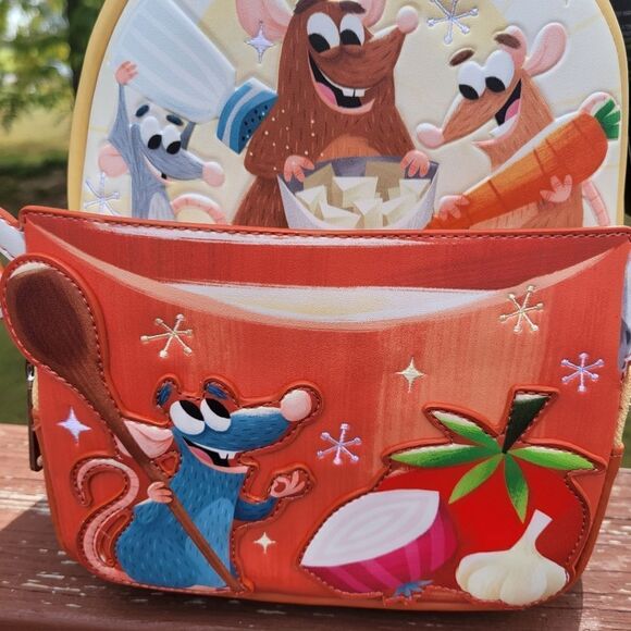 Loungefly Disney Pixar Moments Ratatouille Cooking Pot Mini Backpack - Picture 3 of 16